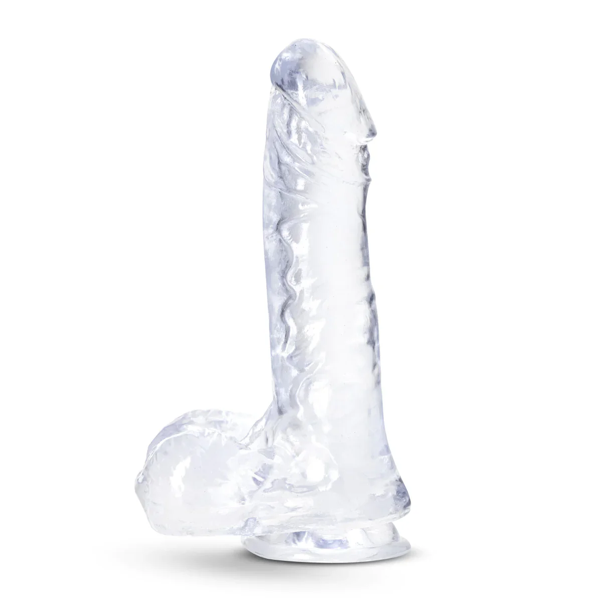 B Yours Plus Ram N’ Jam Realistic Clear 8-Inch Long Dildo - Image 5