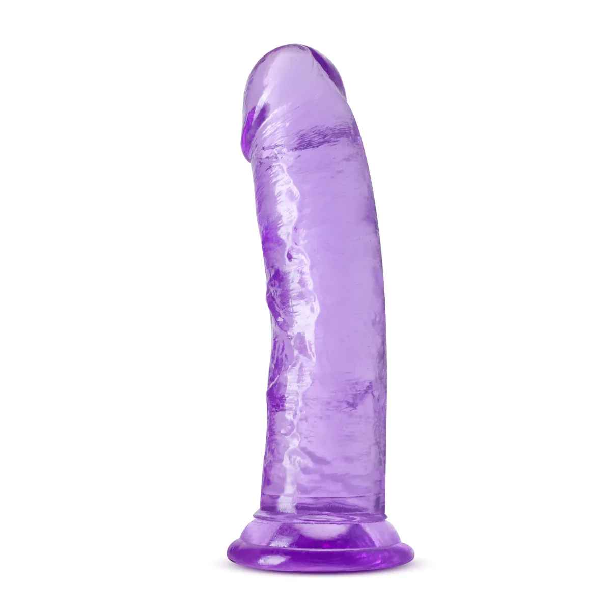 B Yours Plus Roar N’ Ride Realistic Purple 8-Inch Long Dildo - Image 6