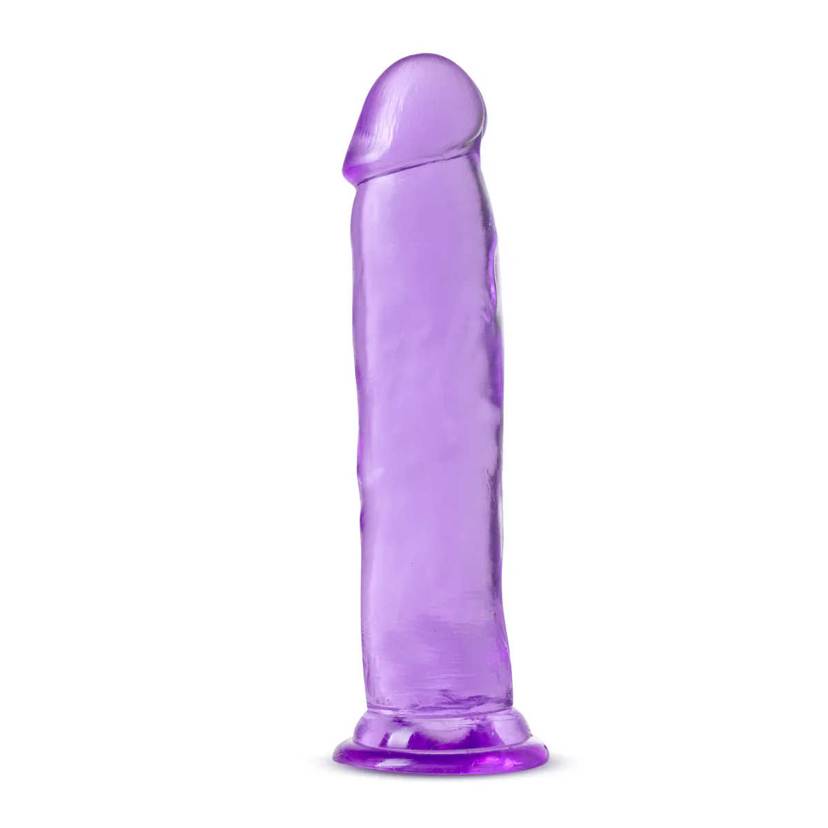 B Yours Plus Thrill N’ Drill Realistic Purple 9.5-Inch Long Dildo - Image 6