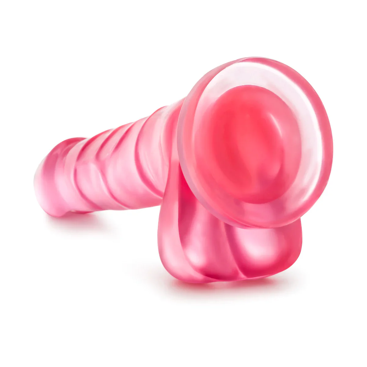 B Yours Sweet N' Hard 4 Realistic Pink 7.75-Inch Long Dildo - Image 5