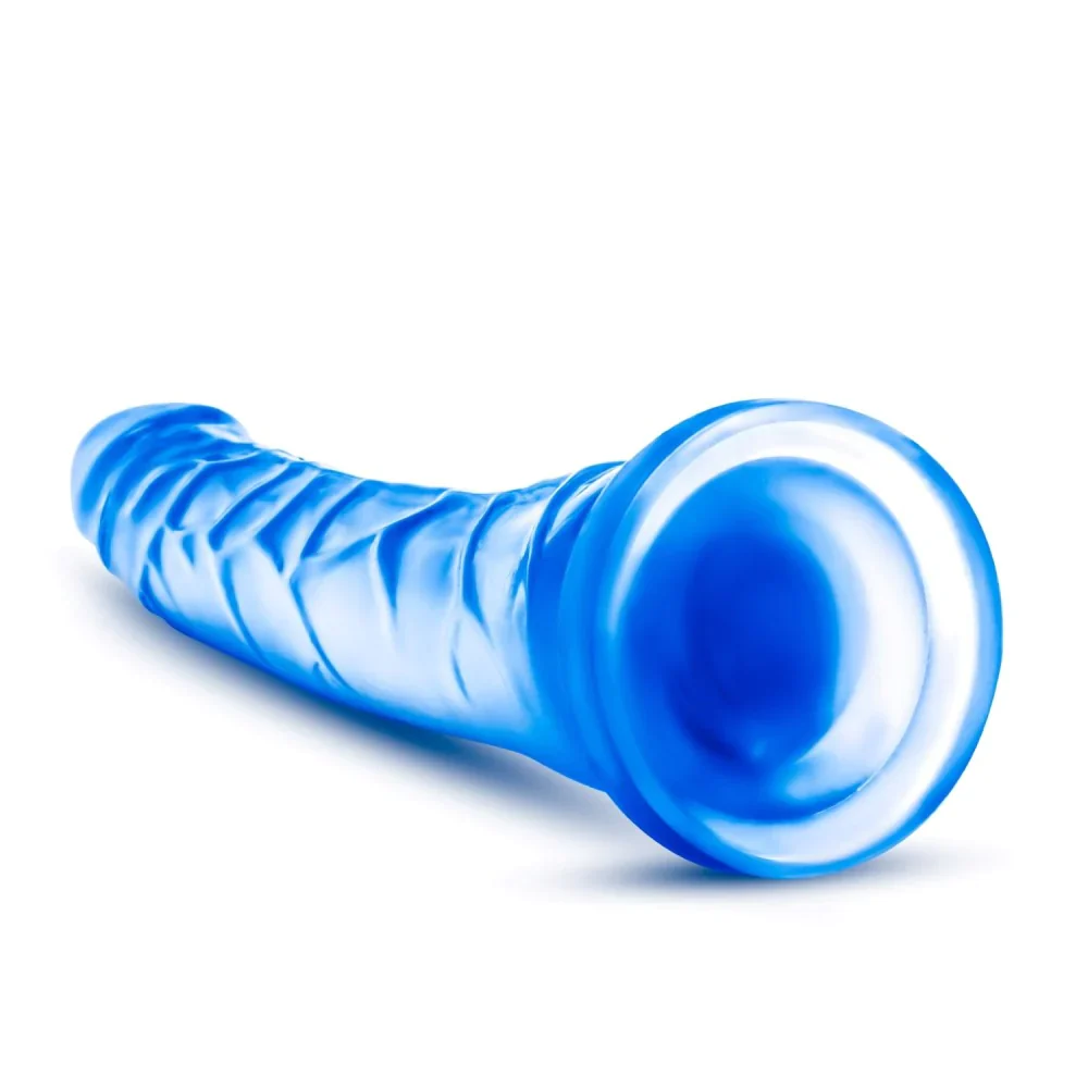 B Yours Sweet N' Hard 6 Realistic Blue 8.5-Inch Long Dildo - Image 5