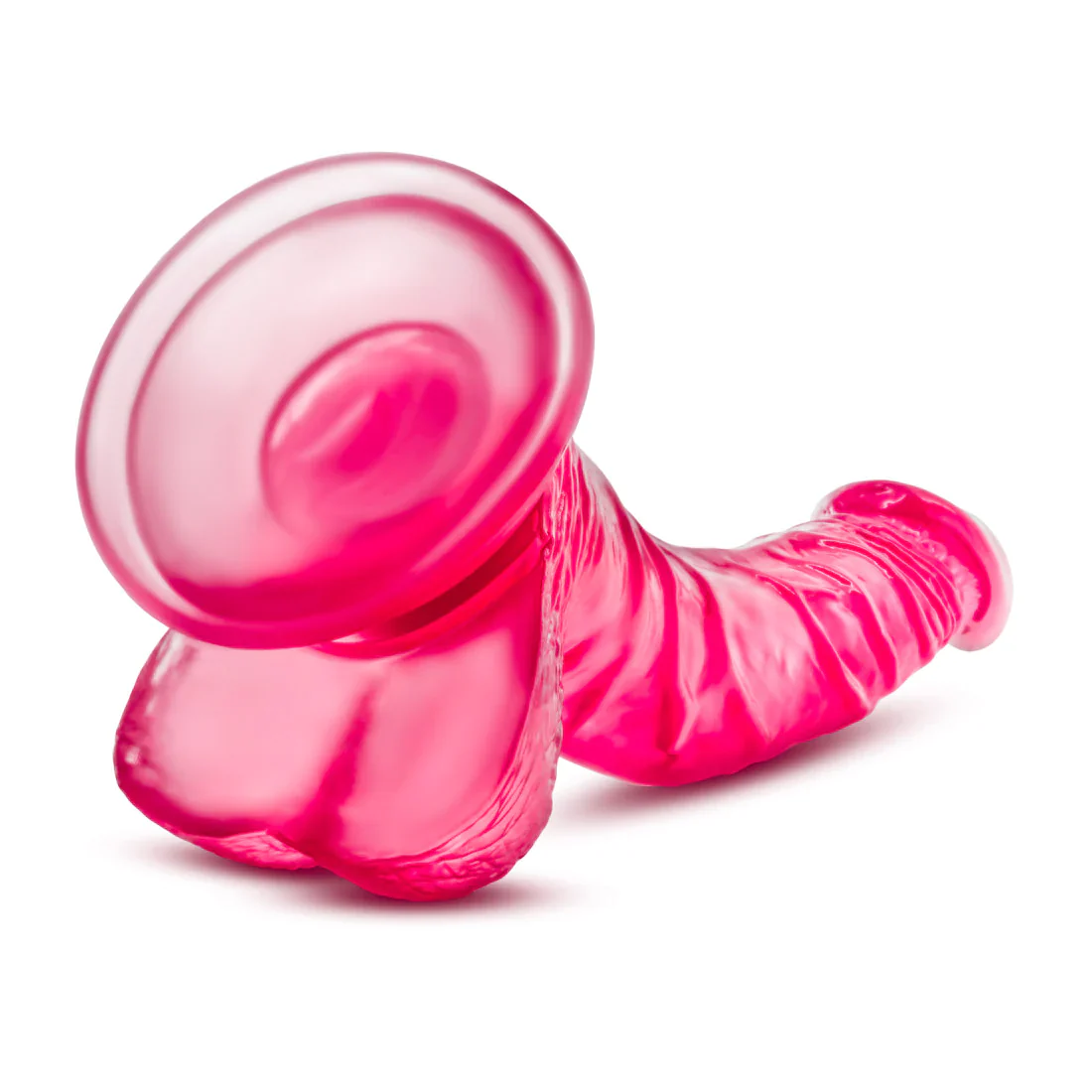 B Yours Sweet N' Hard 7 Realistic Curved Pink 8.5-Inch Long Dildo - Image 5