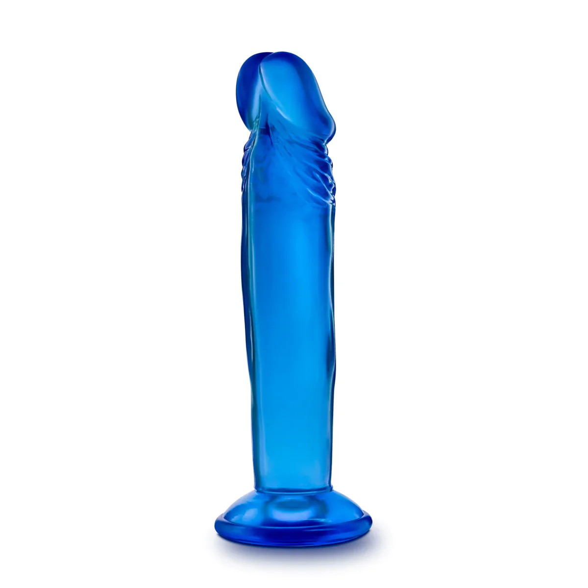 B Yours Sweet N' Small 6 Realistic Blue 6.5-Inch Long Dildo - Image 5