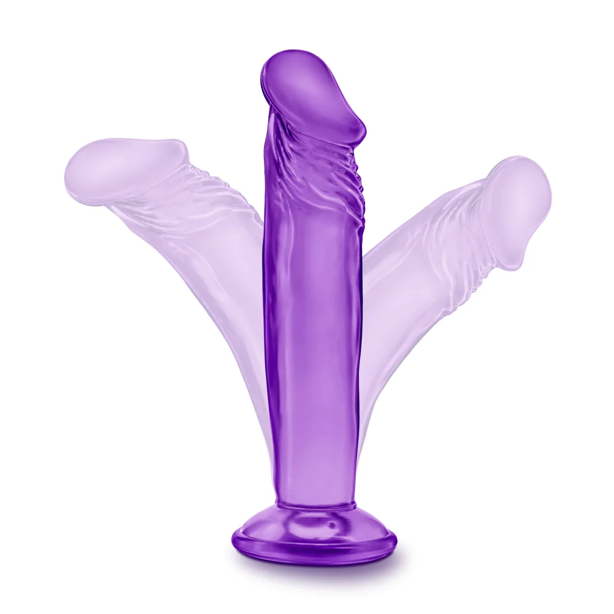 B Yours Sweet N' Small 6 Realistic Purple 6.5-Inch Long Dildo - Image 5