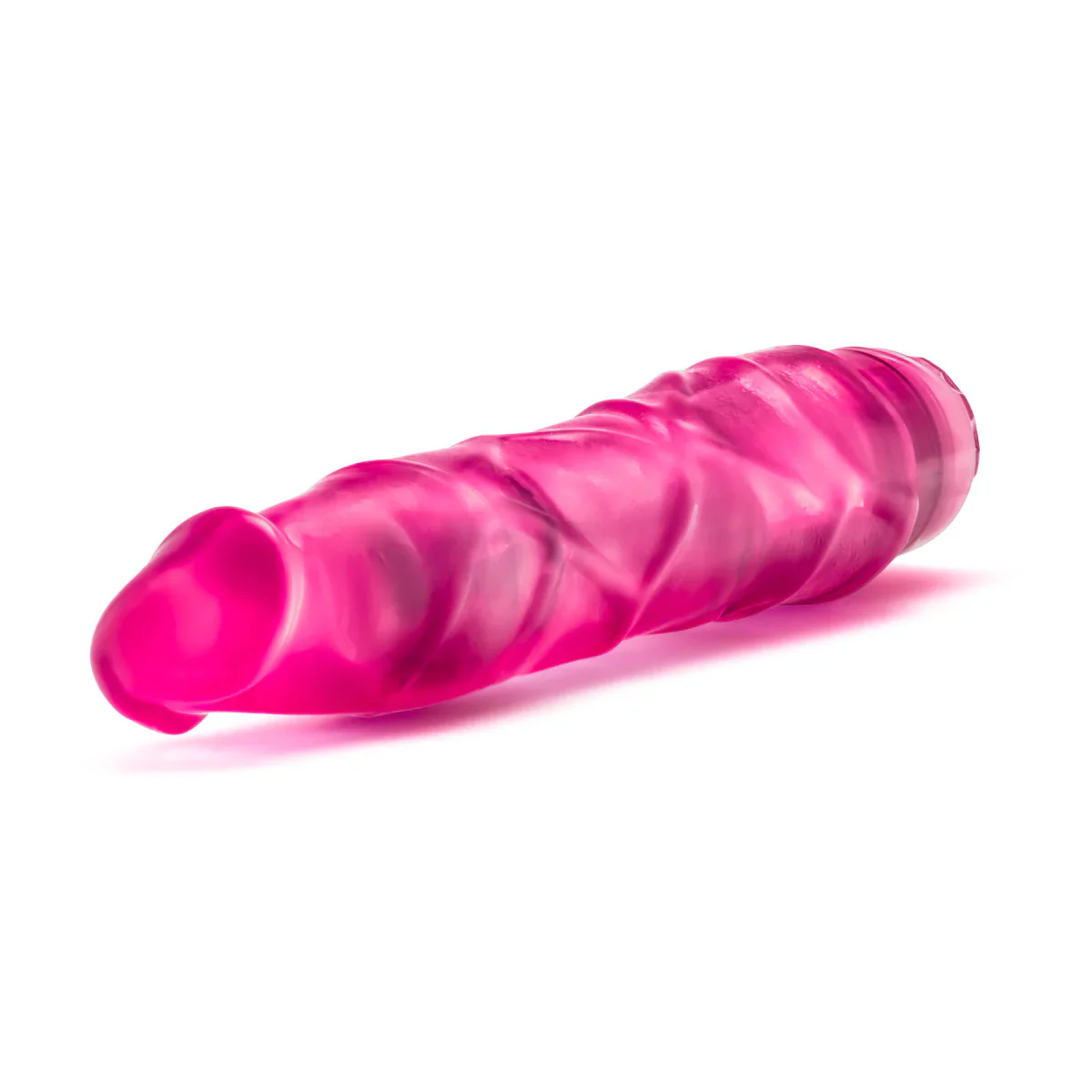 B Yours Vibe #1 Realistic Pink 9-Inch Long Vibrating Dildo - Image 5