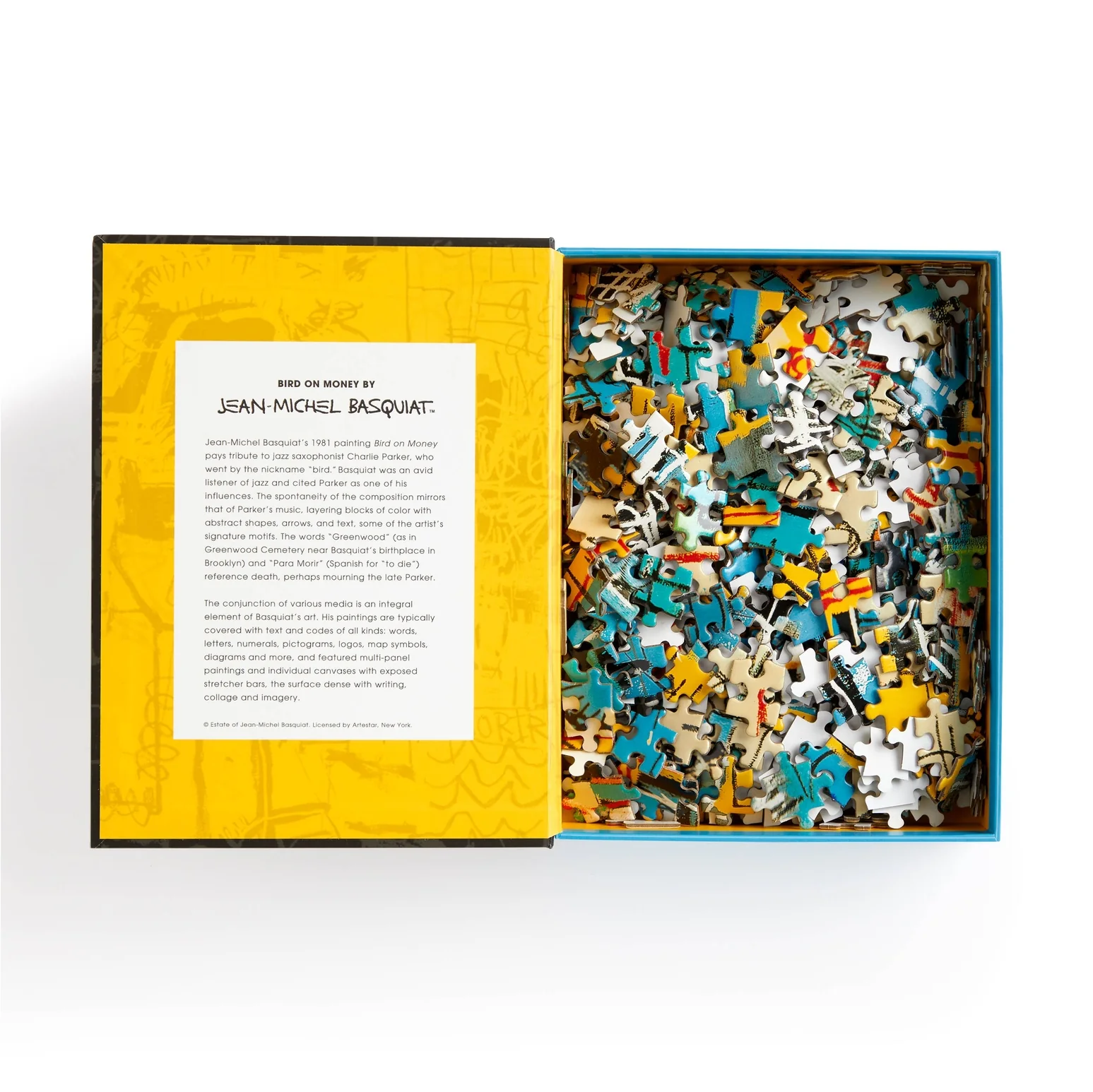 Basquiat Bird On Money 500 Piece Book Puzzle - Image 3