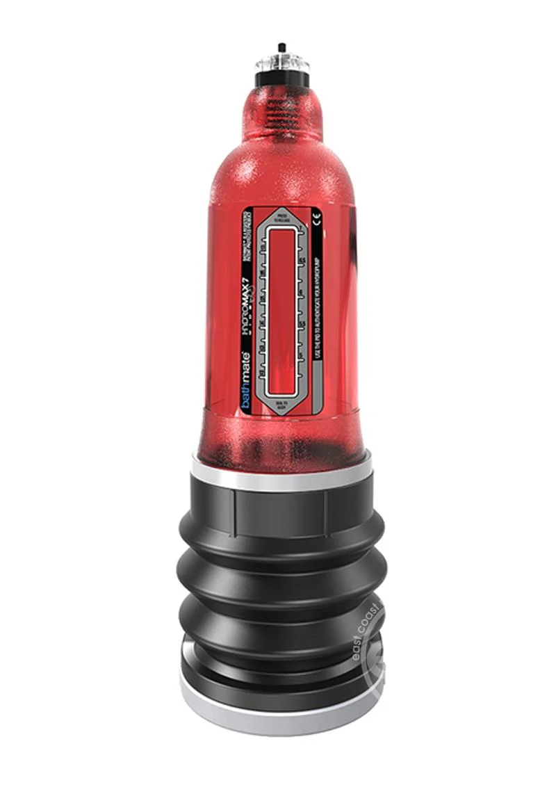 Bathmate Hydromax Penis Water Pump / 6 sizes / RED - Image 6