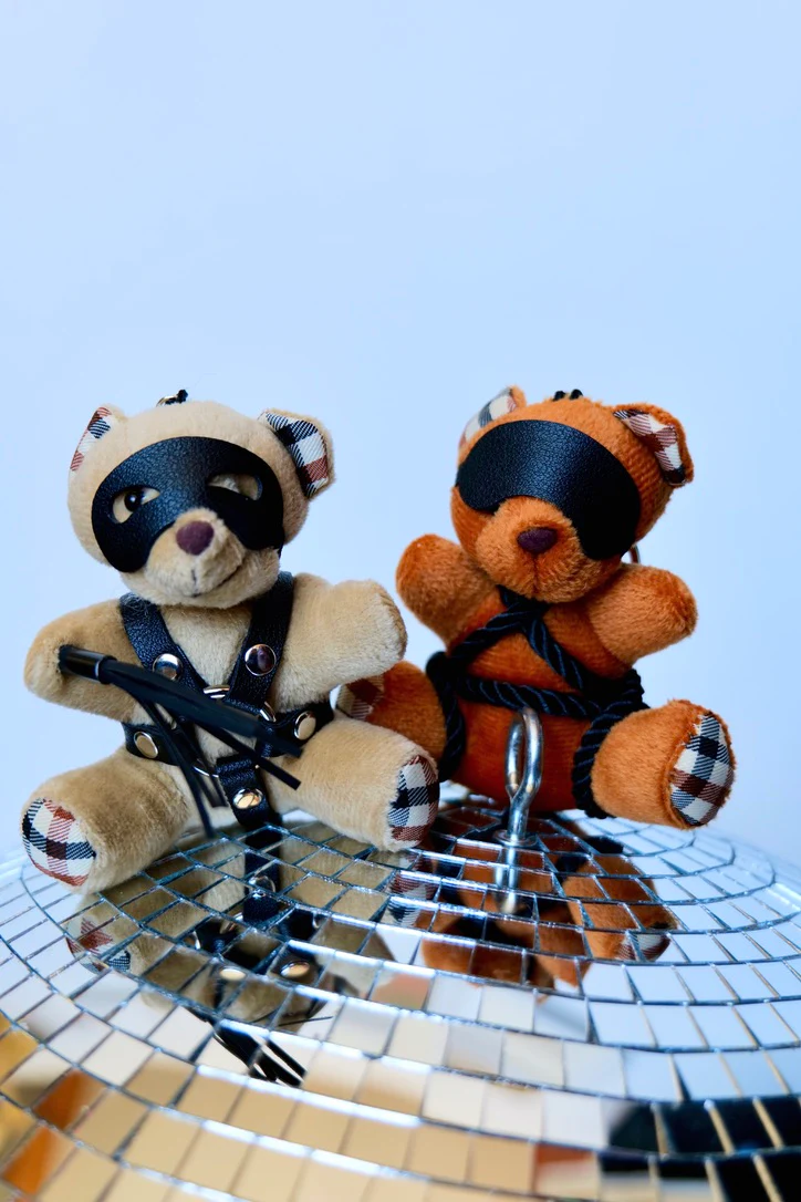 BDSM TEDDY BEAR KEYCHAIN - Image 3
