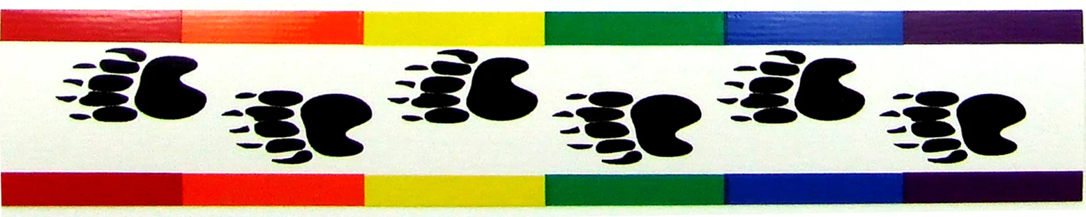 BEAR PAWS VINTAGE BUMBER STICKER - Image 2