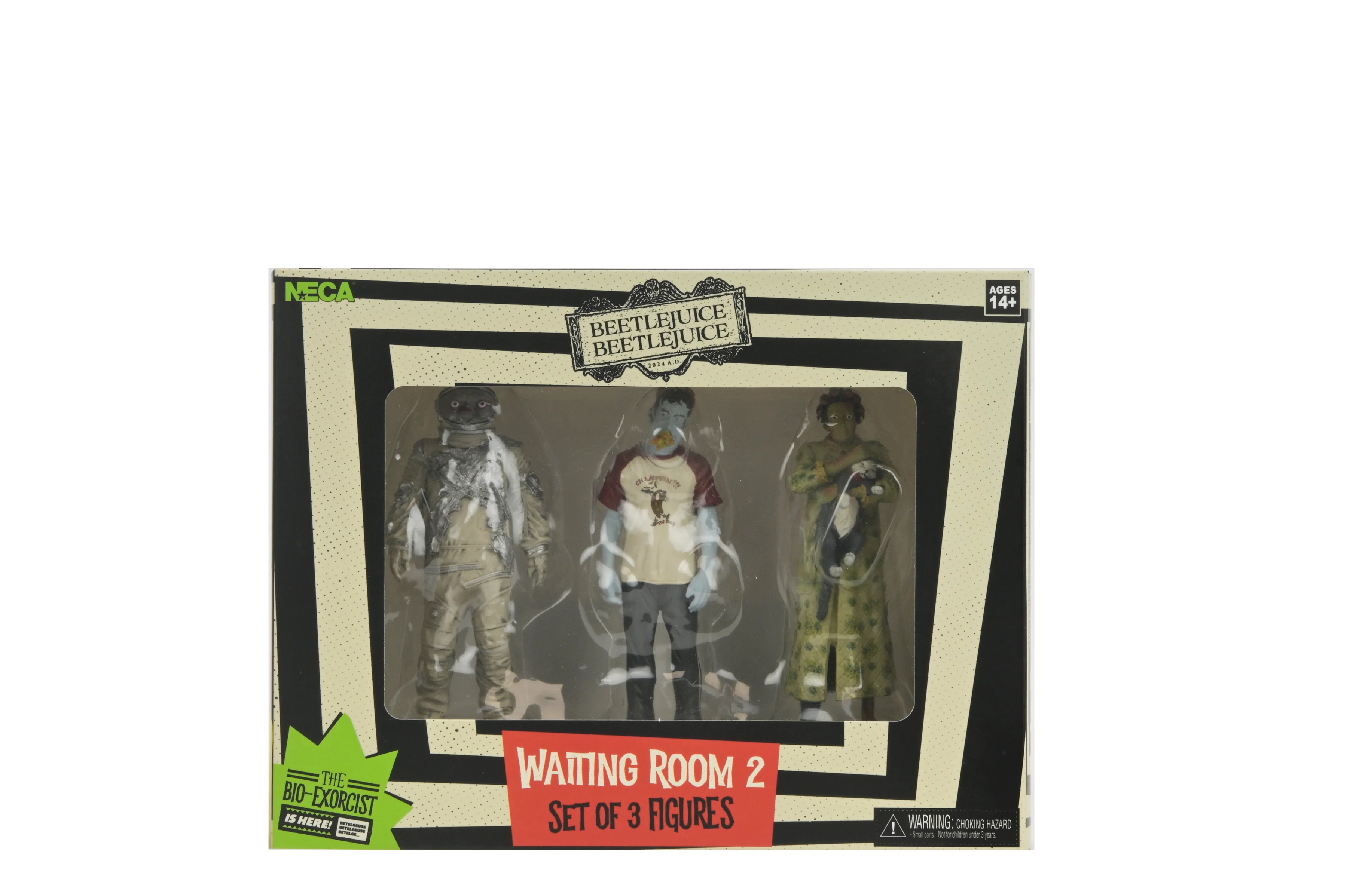 BEETLEJUICE 2 (2024) - 3 IN PVC SET - WAITING ROOM SET 2 - Image 2
