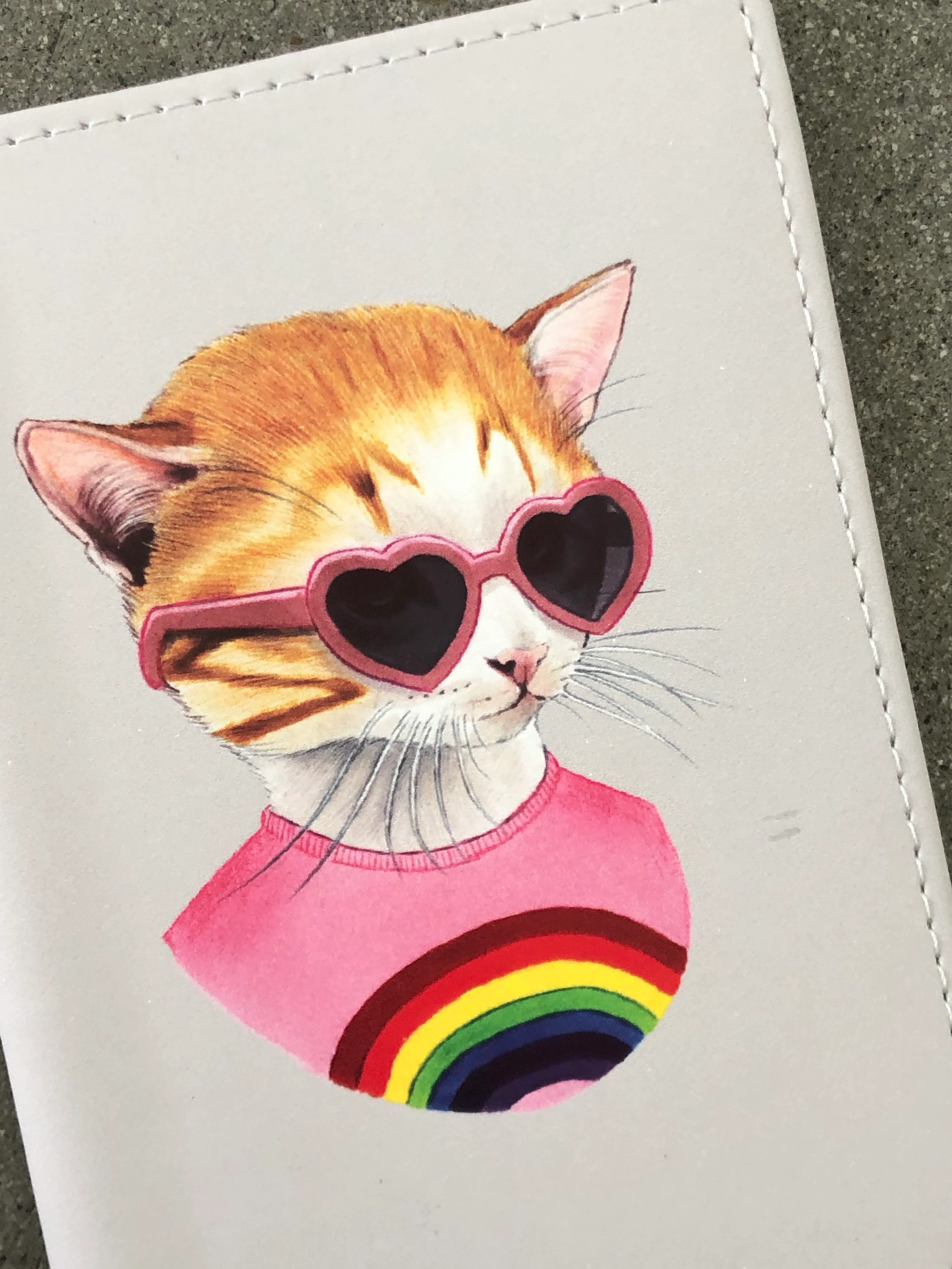 BERKLEY BESTIARY RAINBOW KITTEN PASSPORT COVER - Image 3