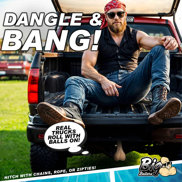 Big Ballers Large Truck Nuts - Light - Image 3