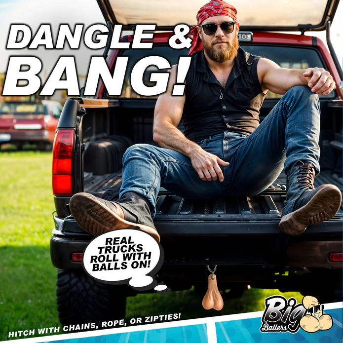 Big Ballers Truck Nuts - Light - Image 3