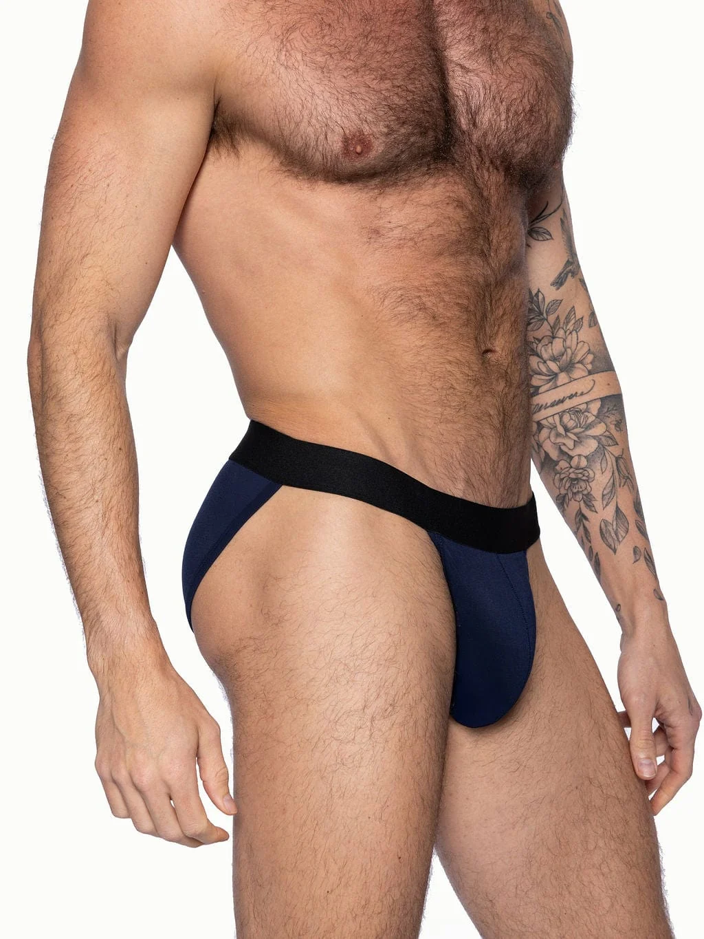 BIKE Active Jock Brief - Navy Blue - Image 5