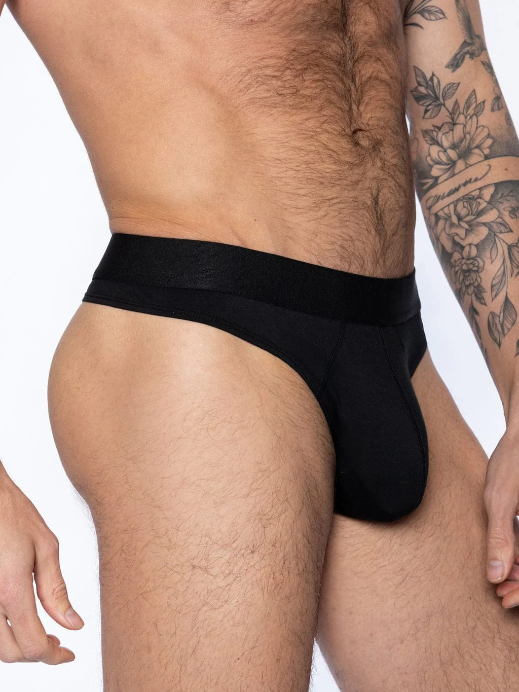 BIKE Active Thong - Black - Image 5