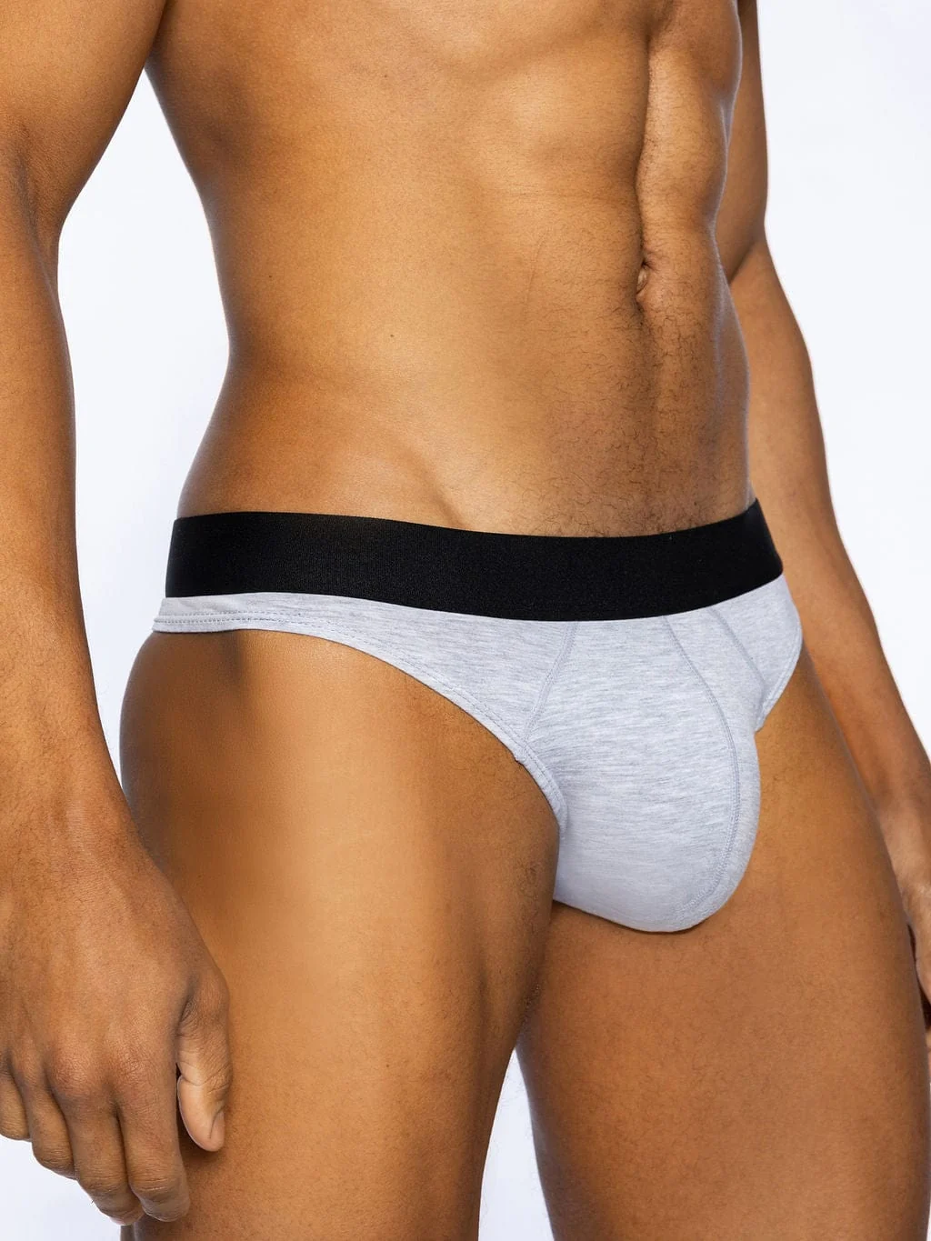 BIKE Active Thong - Light Grey - Image 5