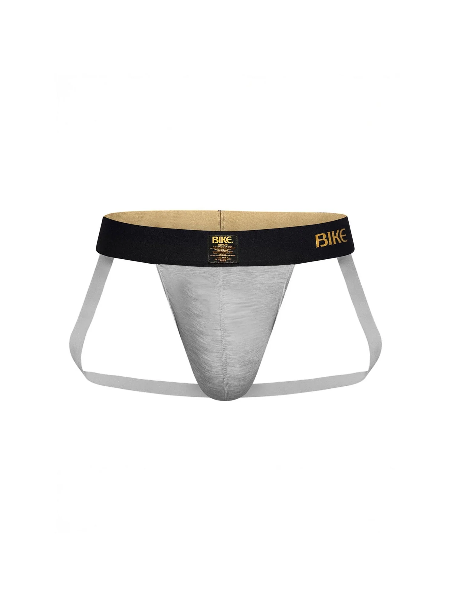 BIKE ATHLETIC Active Jockstrap Light Grey - Image 2