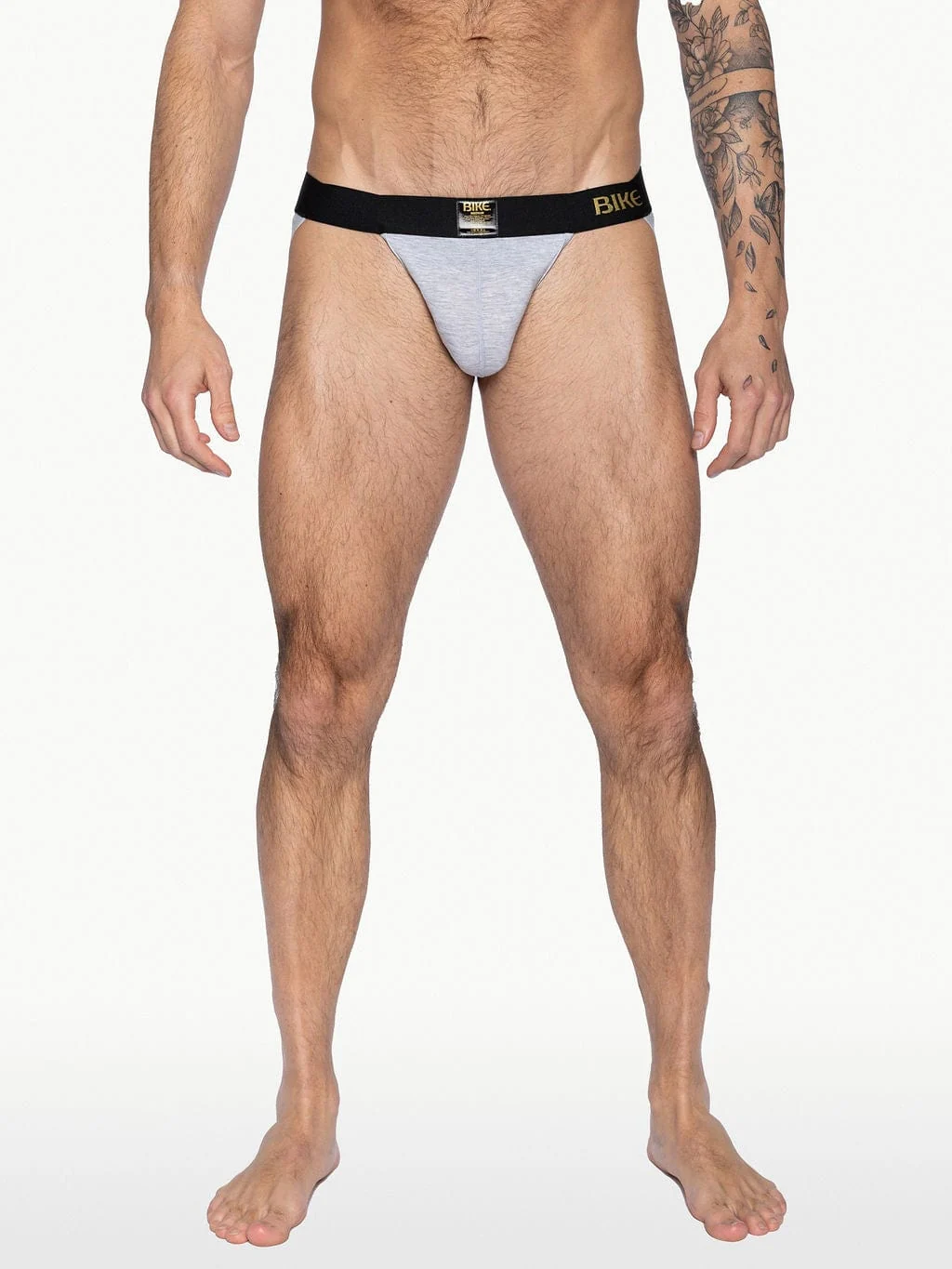 BIKE ATHLETIC Active Jockstrap Light Grey - Image 3