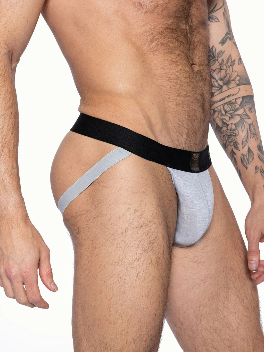 BIKE ATHLETIC Active Jockstrap Light Grey - Image 4