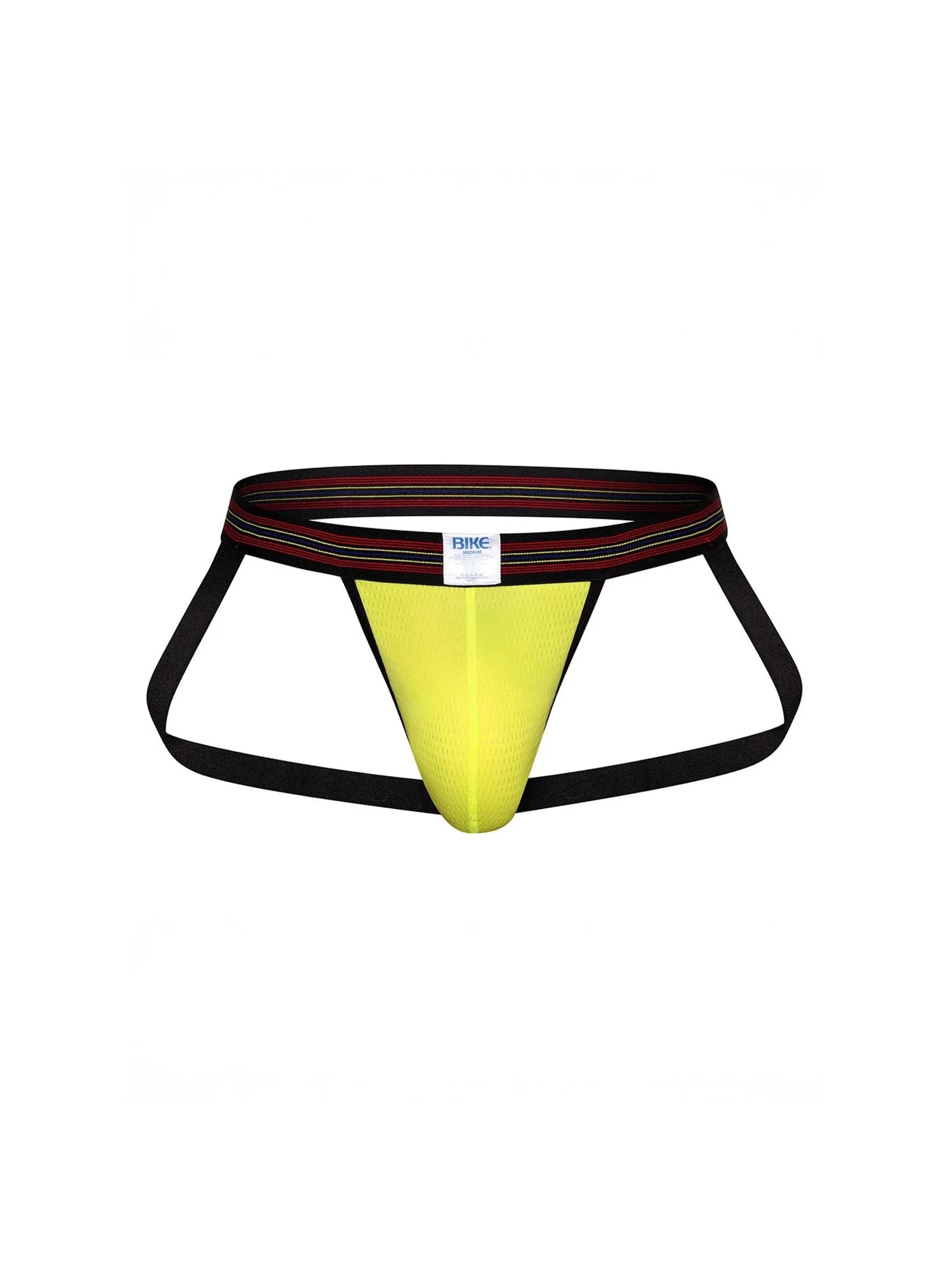 BIKE ATHLETIC Mesh Jockstrap - Yellow - Image 2