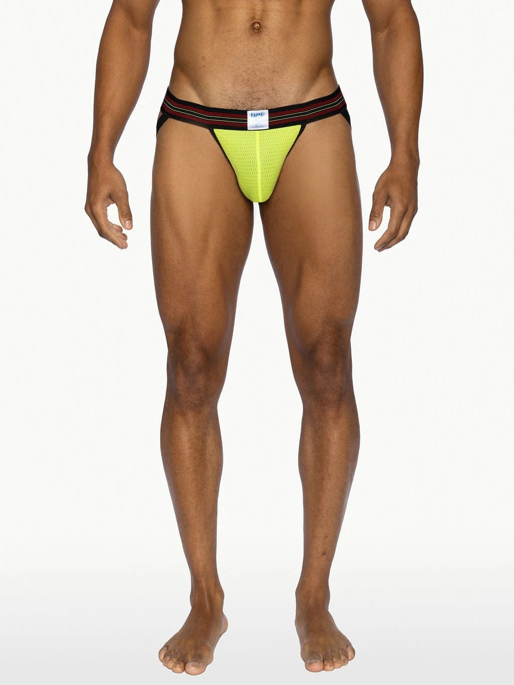 BIKE ATHLETIC Mesh Jockstrap - Yellow - Image 3