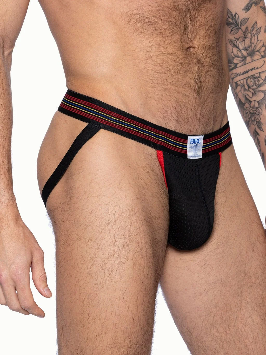 BIKE ATHLETIC Mesh Jockstrap - Black - Image 4
