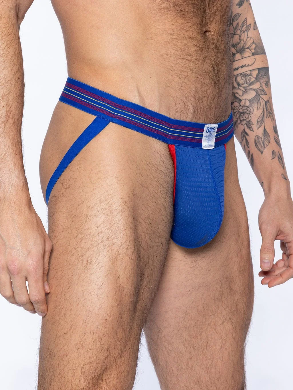 BIKE ATHLETIC Mesh Jockstrap - Blue - Image 4
