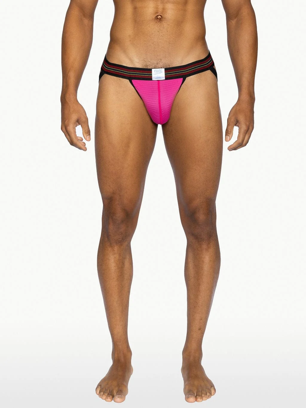 BIKE ATHLETIC Mesh Jockstrap - Pink - Image 3