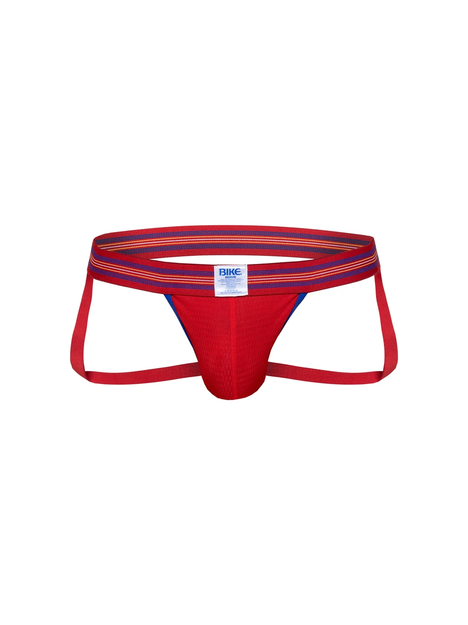 BIKE ATHLETIC Mesh Jockstrap - Red - Image 2