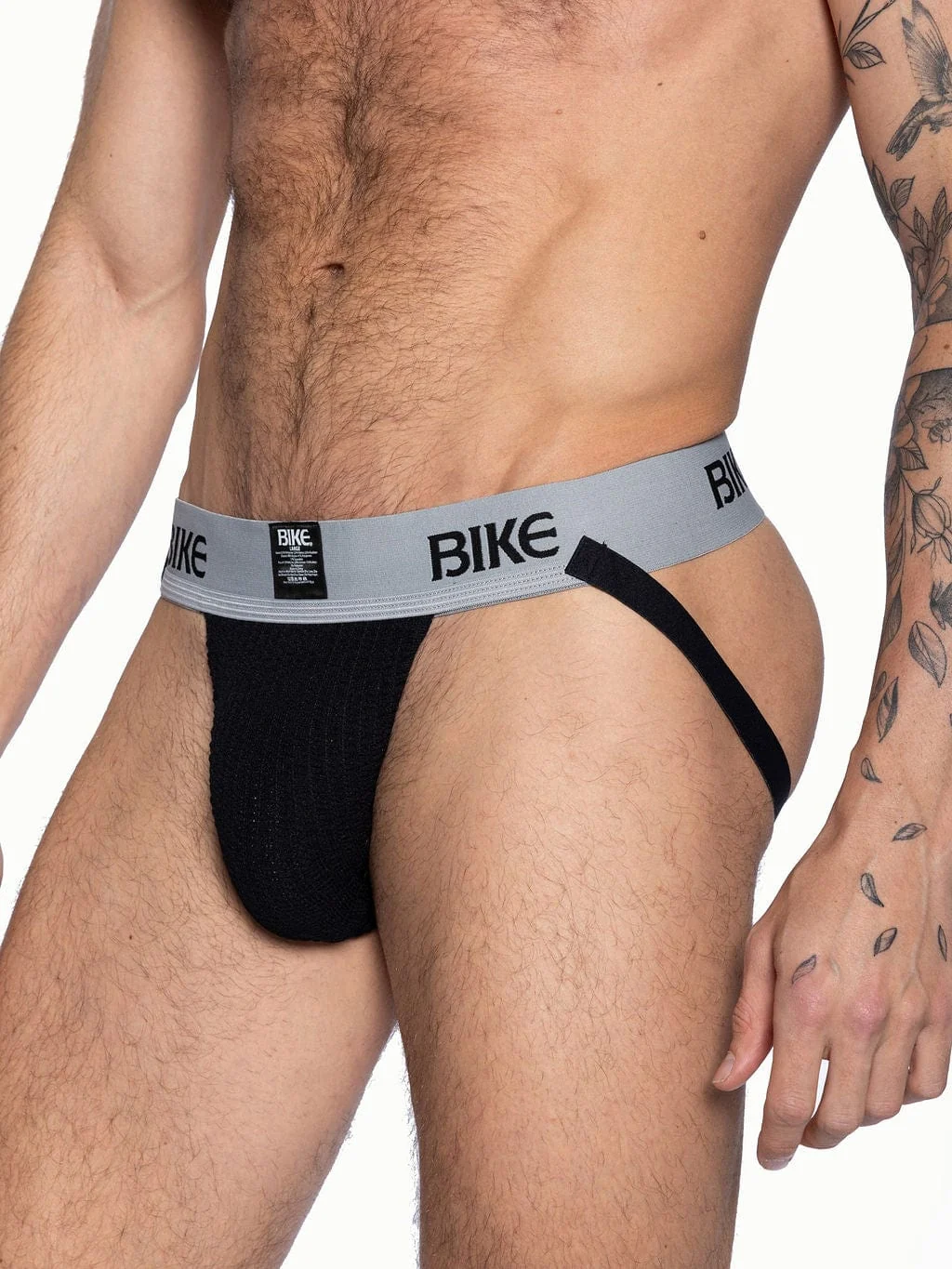 BIKE Classic Jockstrap - Black - Image 4