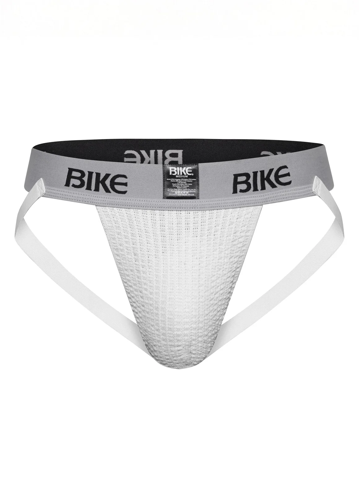 BIKE Classic Jockstrap - White - Image 2
