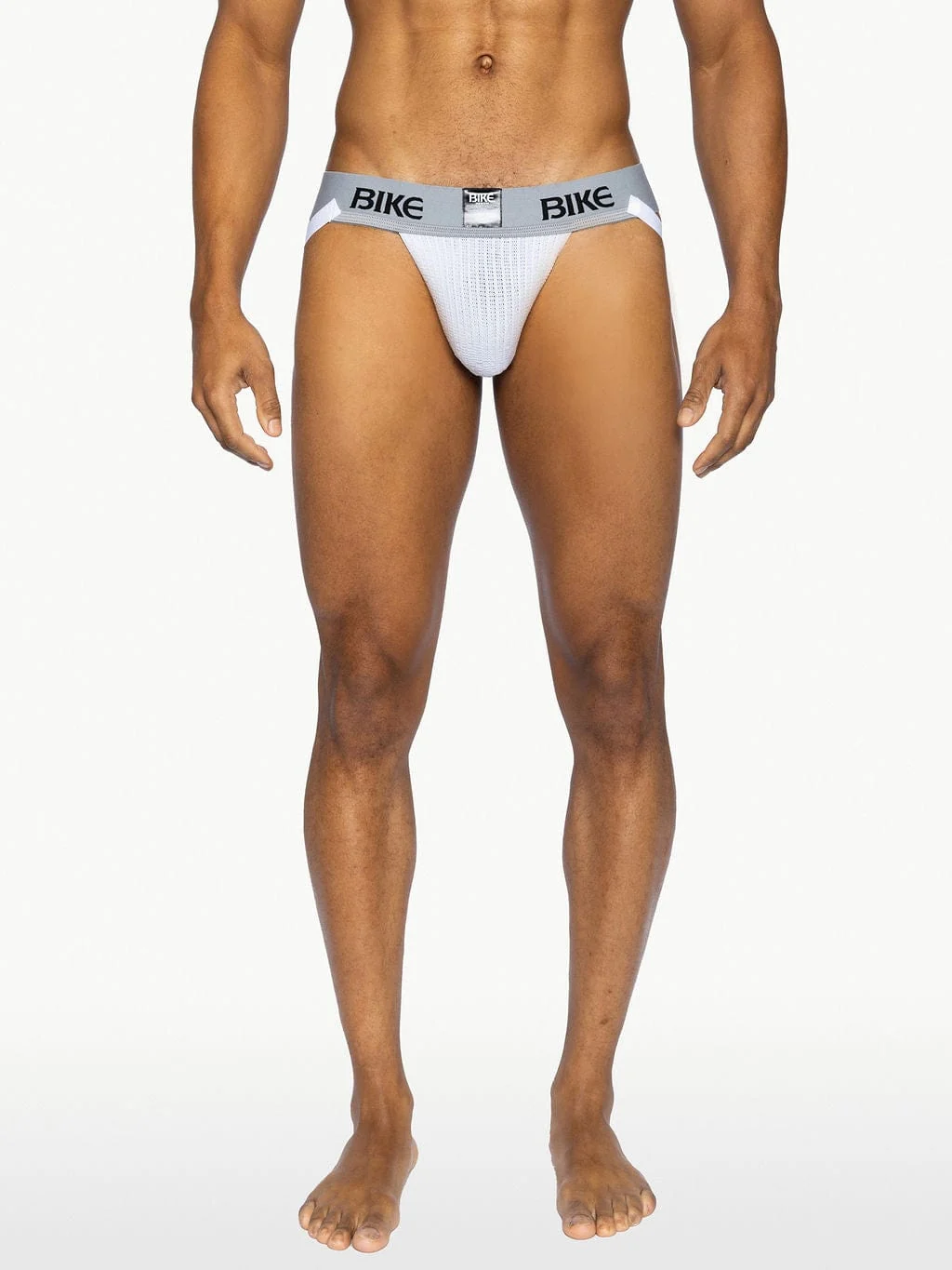 BIKE Classic Jockstrap - White - Image 3
