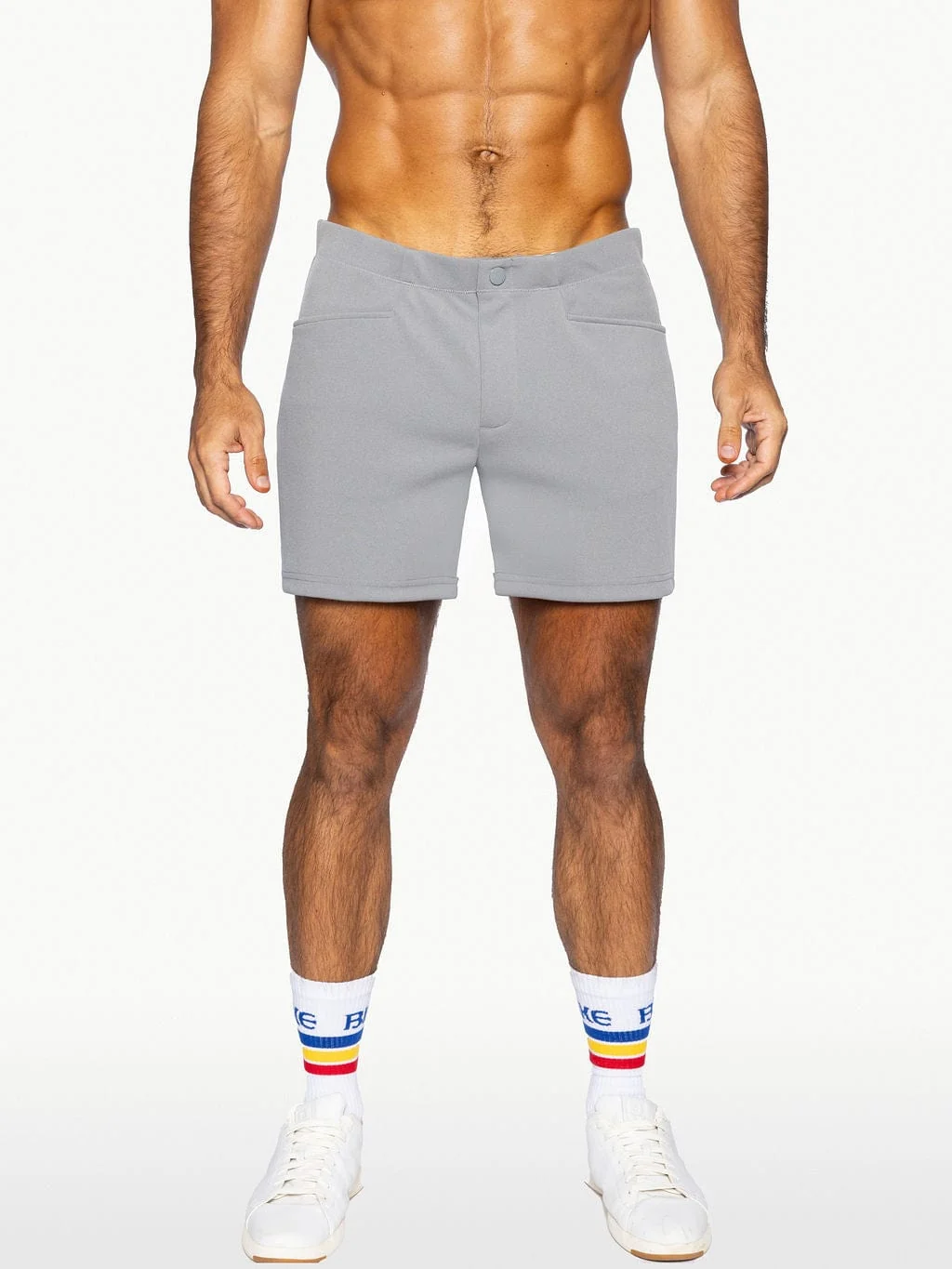 BIKE Coaches Short 5" Inseam - Grey - Image 4