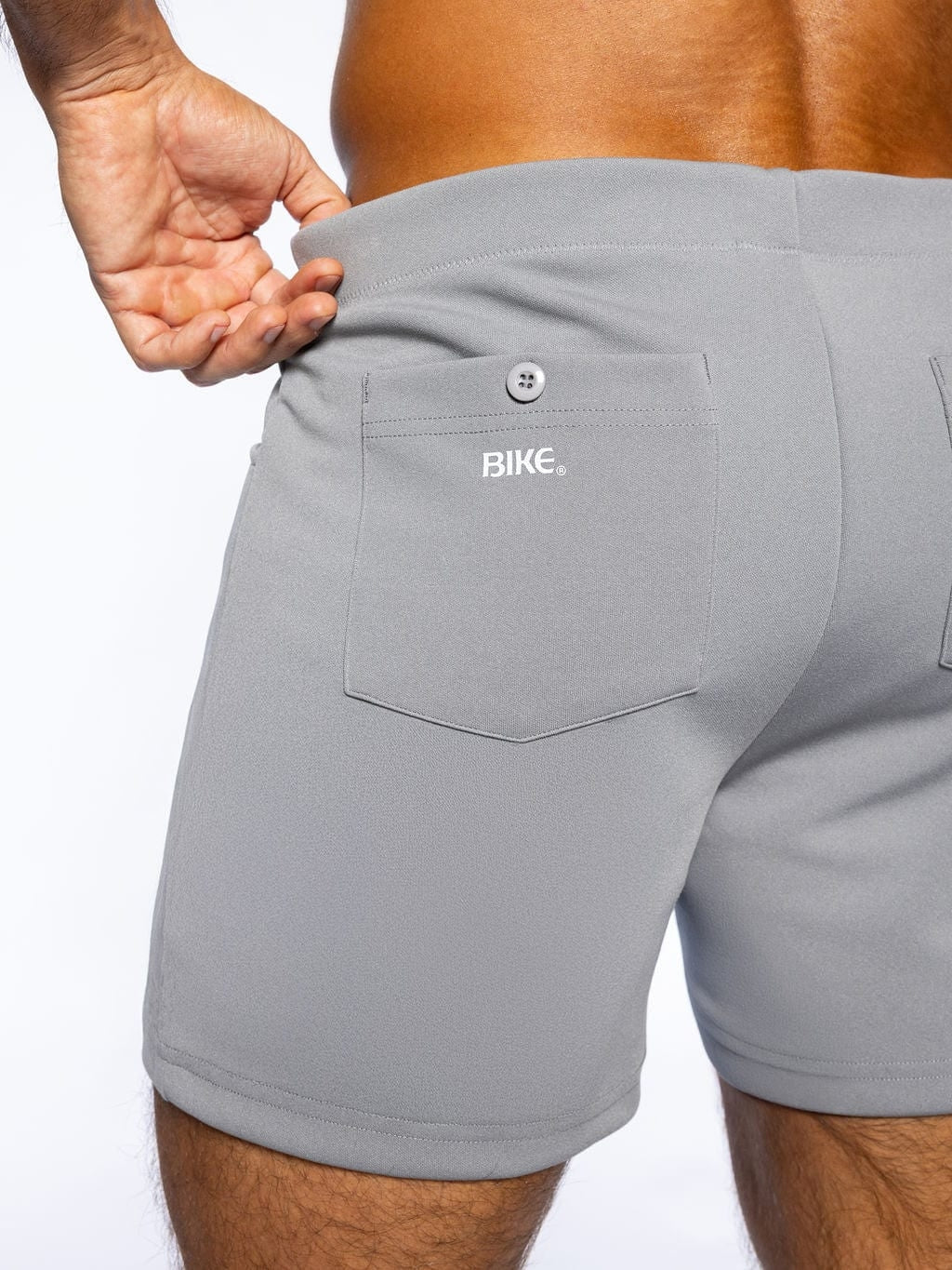 BIKE Coaches Short 5" Inseam - Grey - Image 5