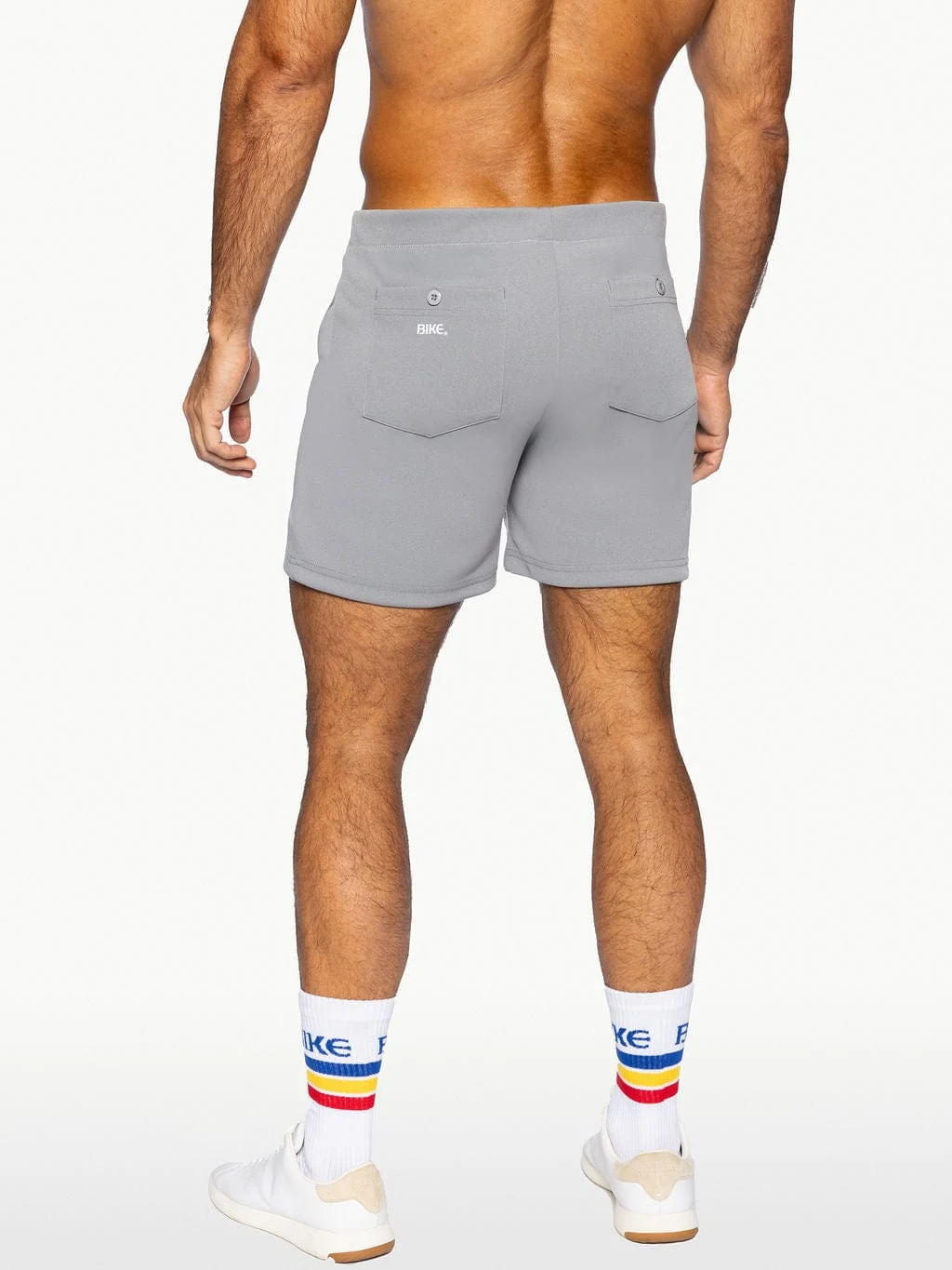 BIKE Coaches Short 5" Inseam - Grey - Image 6