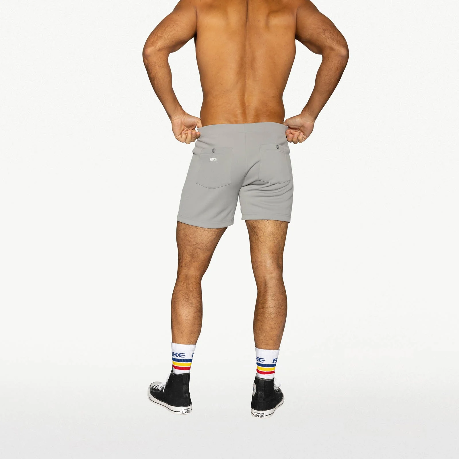 BIKE Coaches Short 5" Inseam - Grey - Image 8