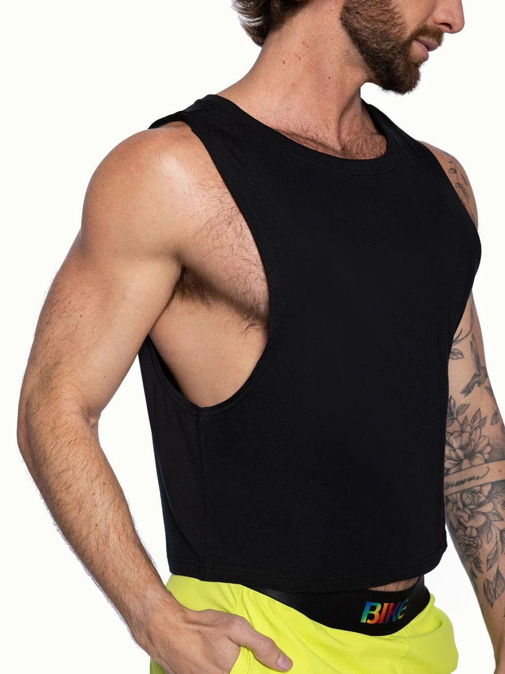BIKE Crop Pride Tank - Black - Image 3