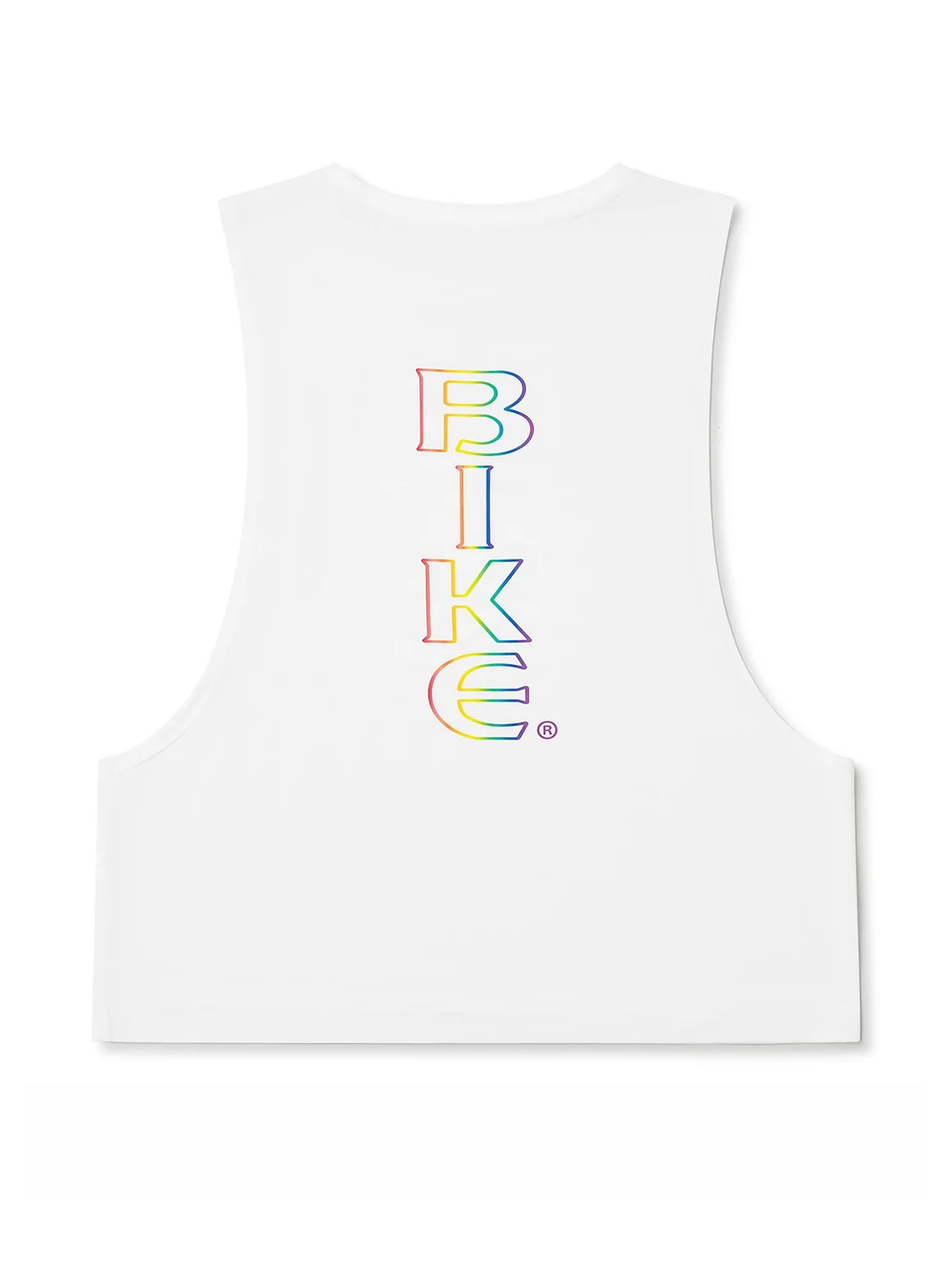 BIKE Crop Pride Tank - White - Image 2