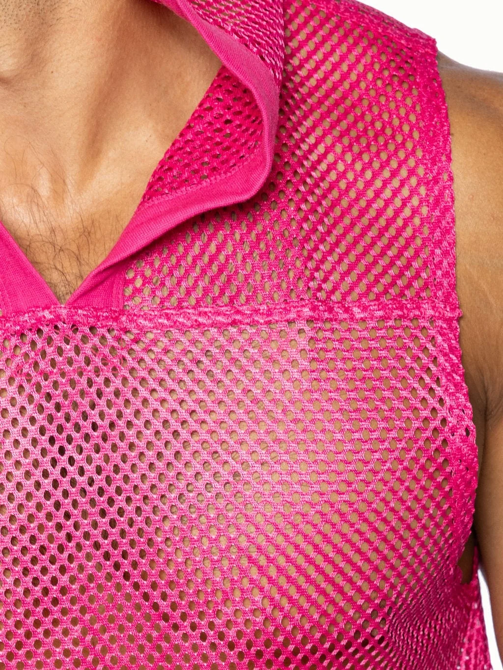 BIKE Hooded Sleeveless Practice Jersey - Hot Pink - Image 4