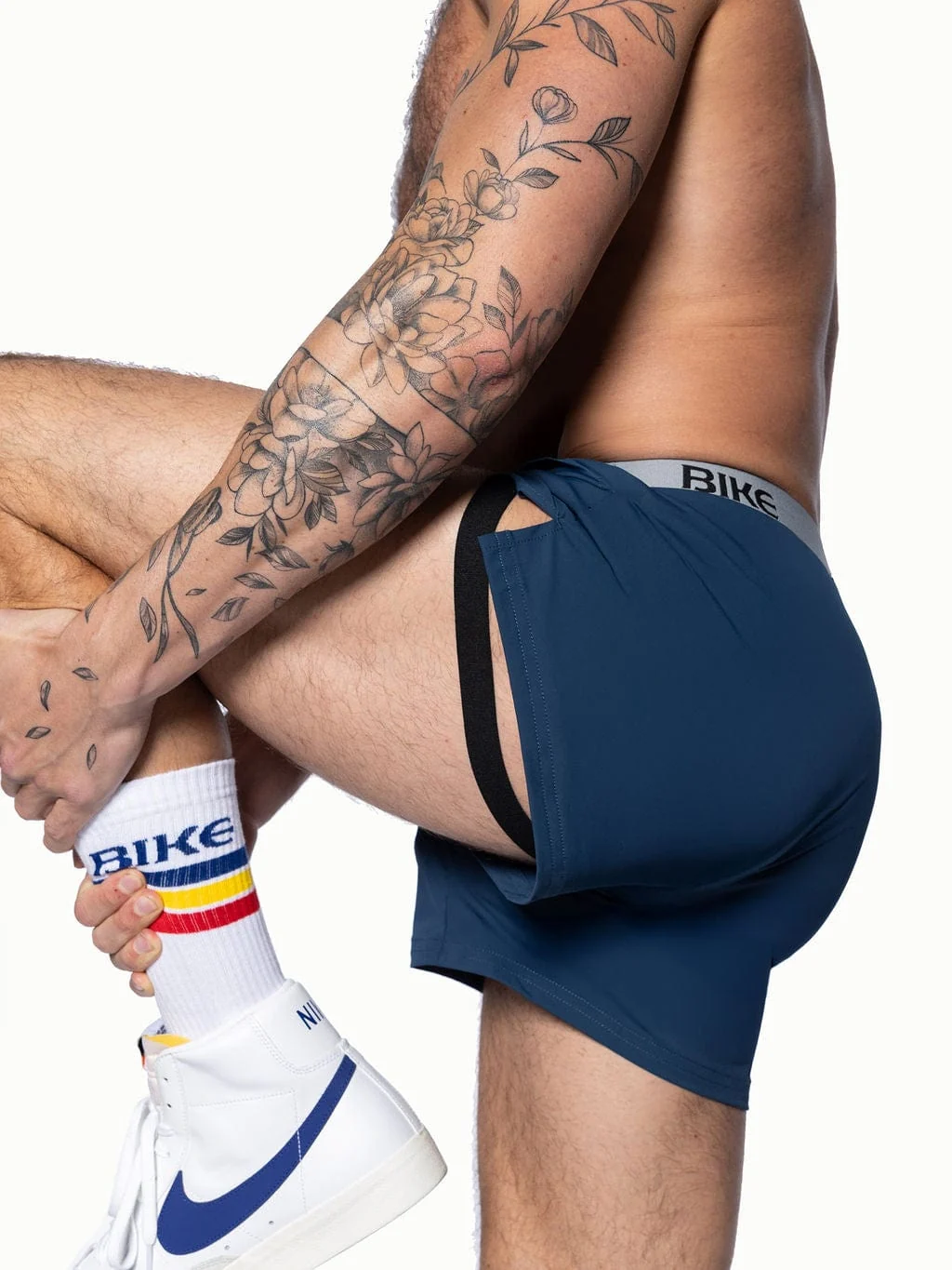 BIKE Jock Short -  Navy - Image 5