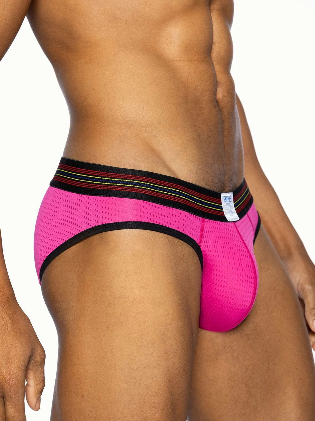 BIKE Mesh Brief - Pink - Image 4