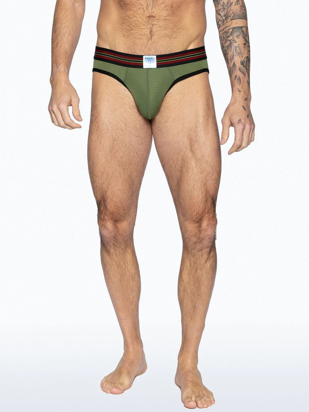 BIKE Mesh Brief - Olive - Image 3