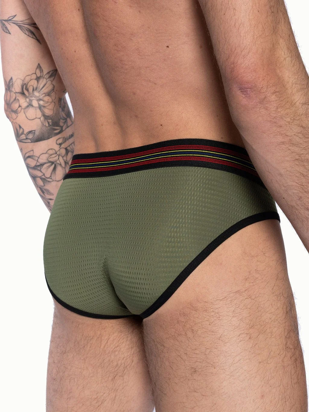 BIKE Mesh Brief - Olive - Image 6