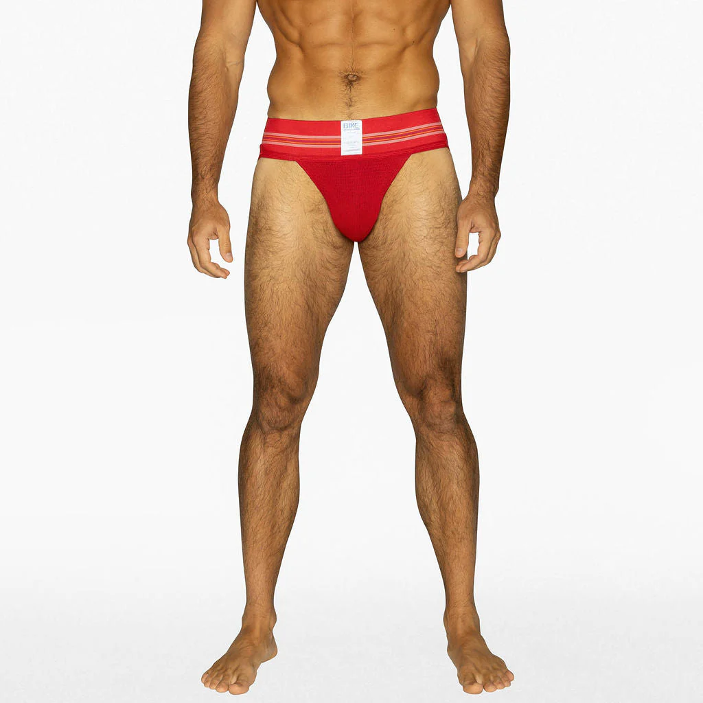 BIKE Original #10 Jockstrap in RED - Image 3