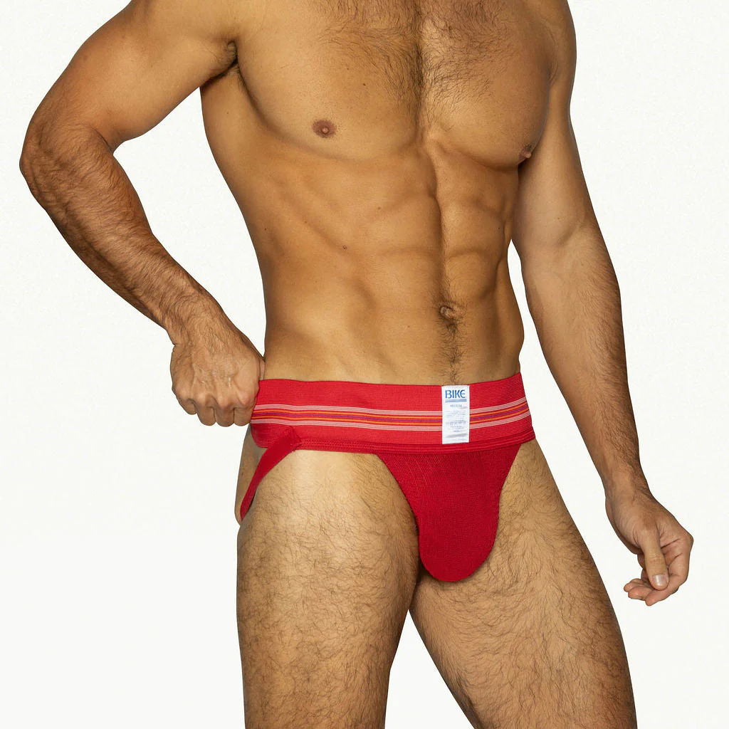BIKE Original #10 Jockstrap in RED - Image 6