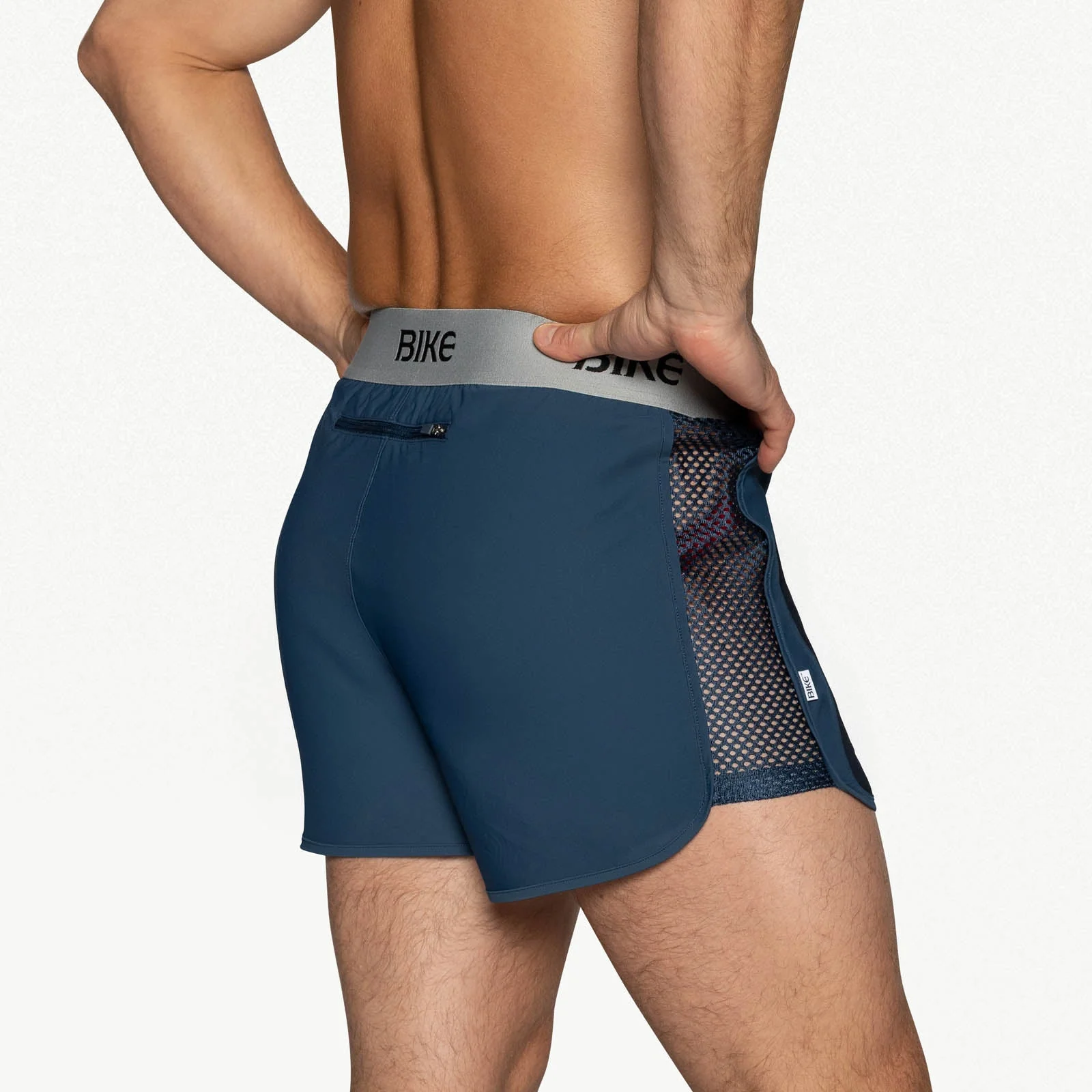 BIKE Peek-A-Boo Jock Short - Navy - Image 6