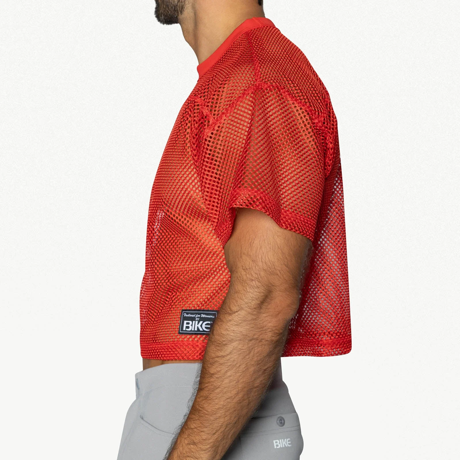 BIKE Short Sleeve Practice Jersey - Red - Image 5