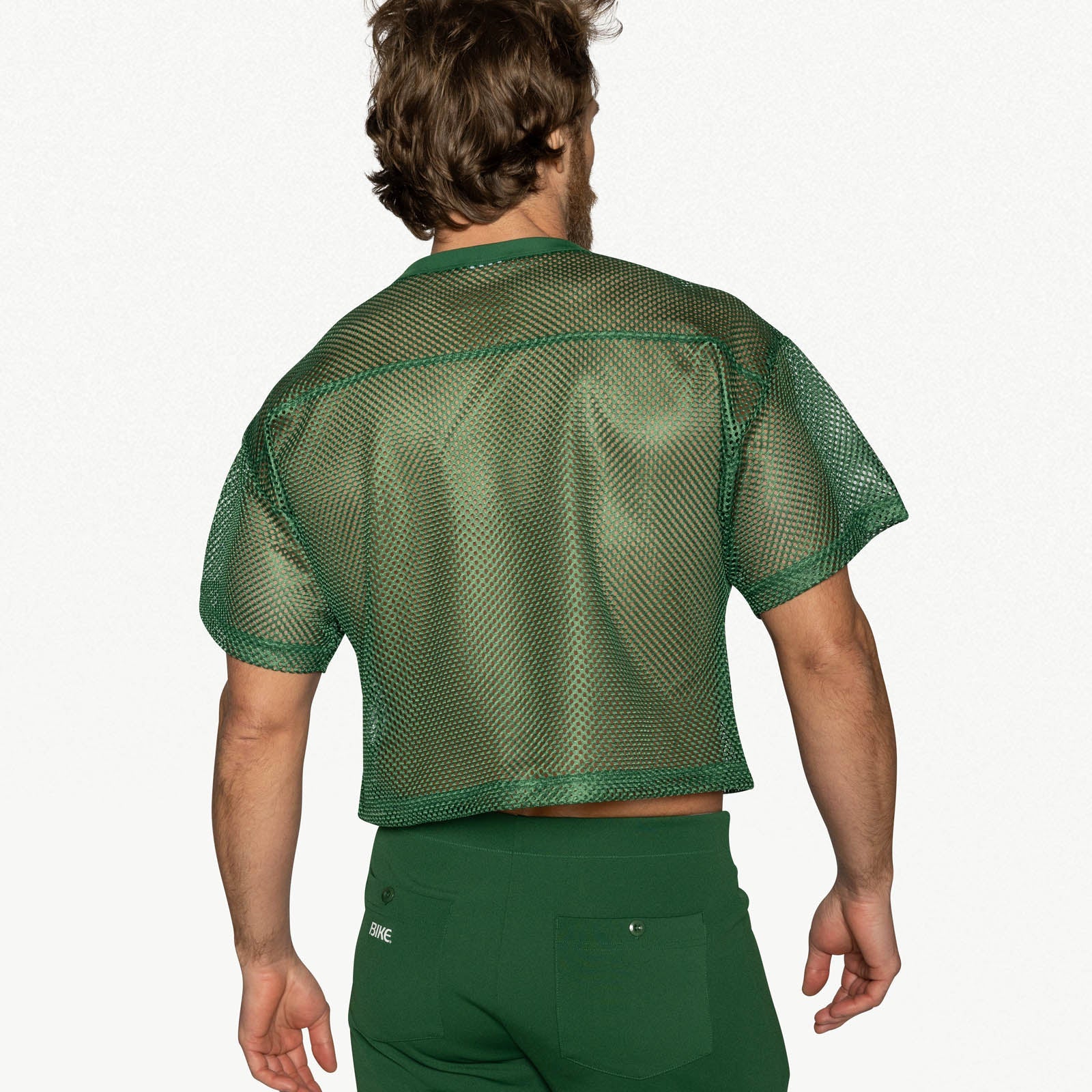 BIKE Short Sleeve Practice Jersey - Green - Image 4