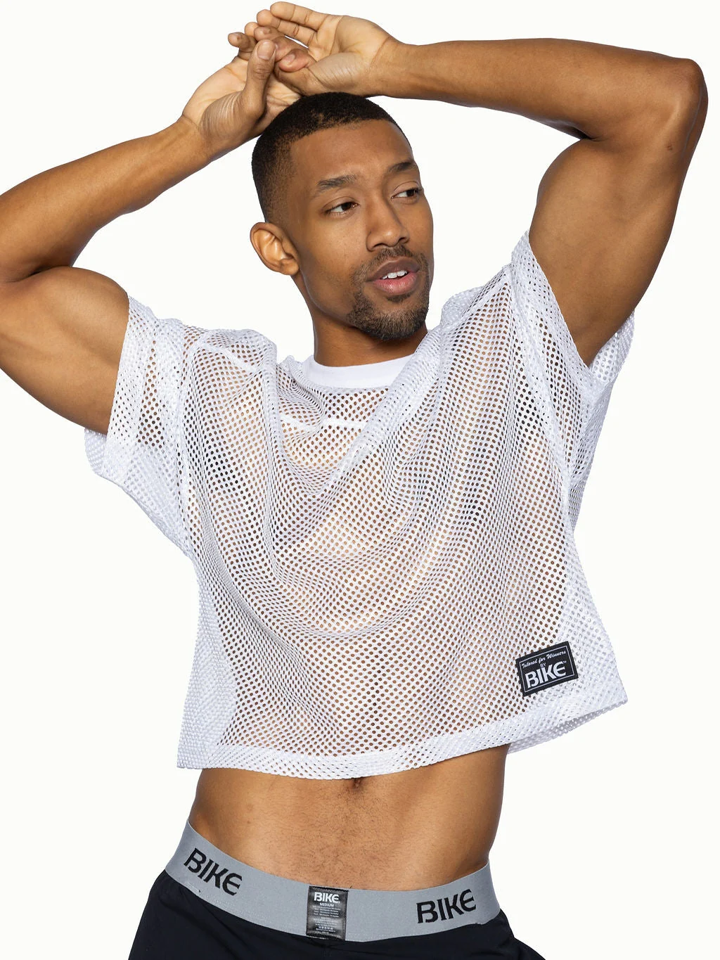 BIKE Short Sleeve Practice Jersey - White - Image 3