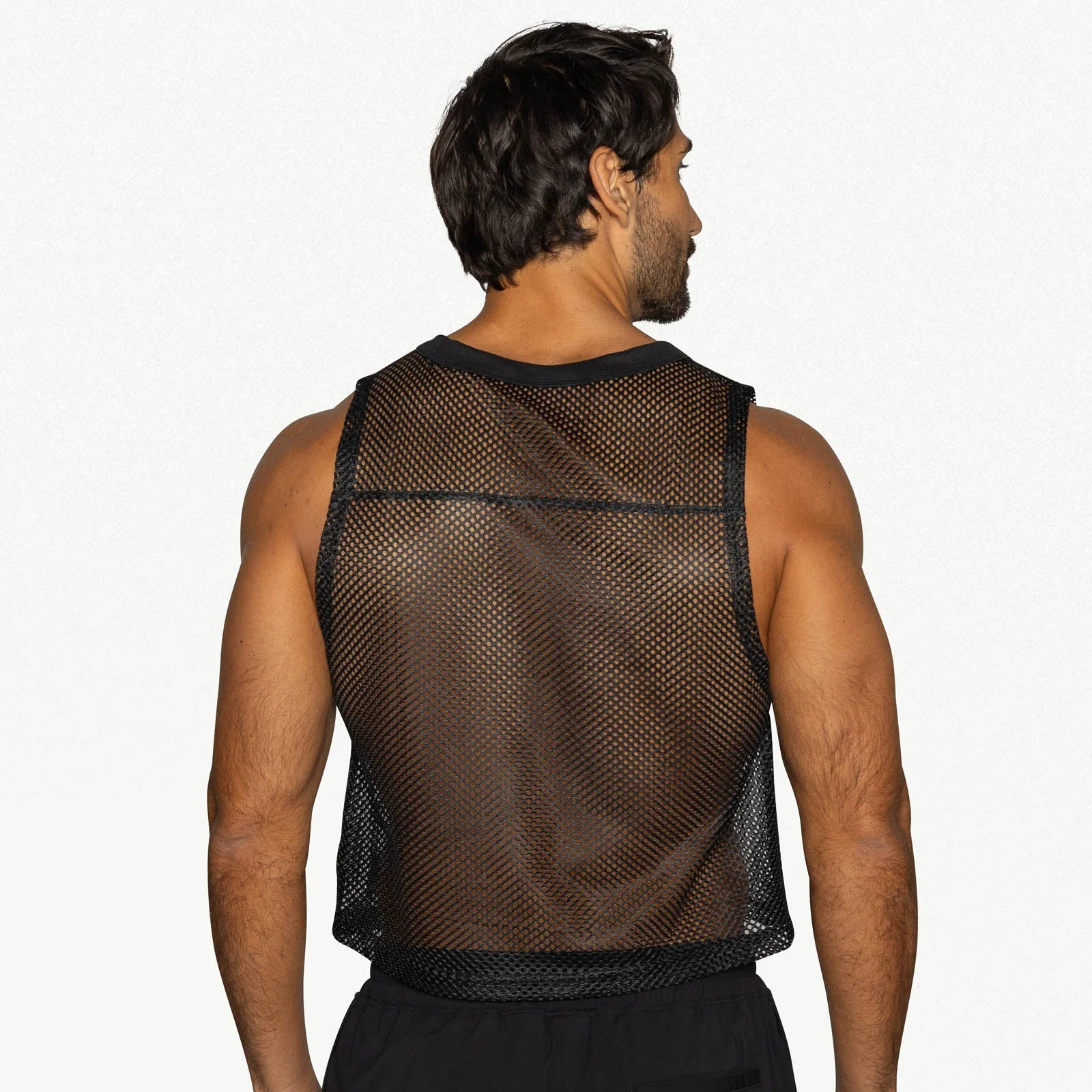 BIKE Short Sleeveless Practice Jersey - Black - Image 7